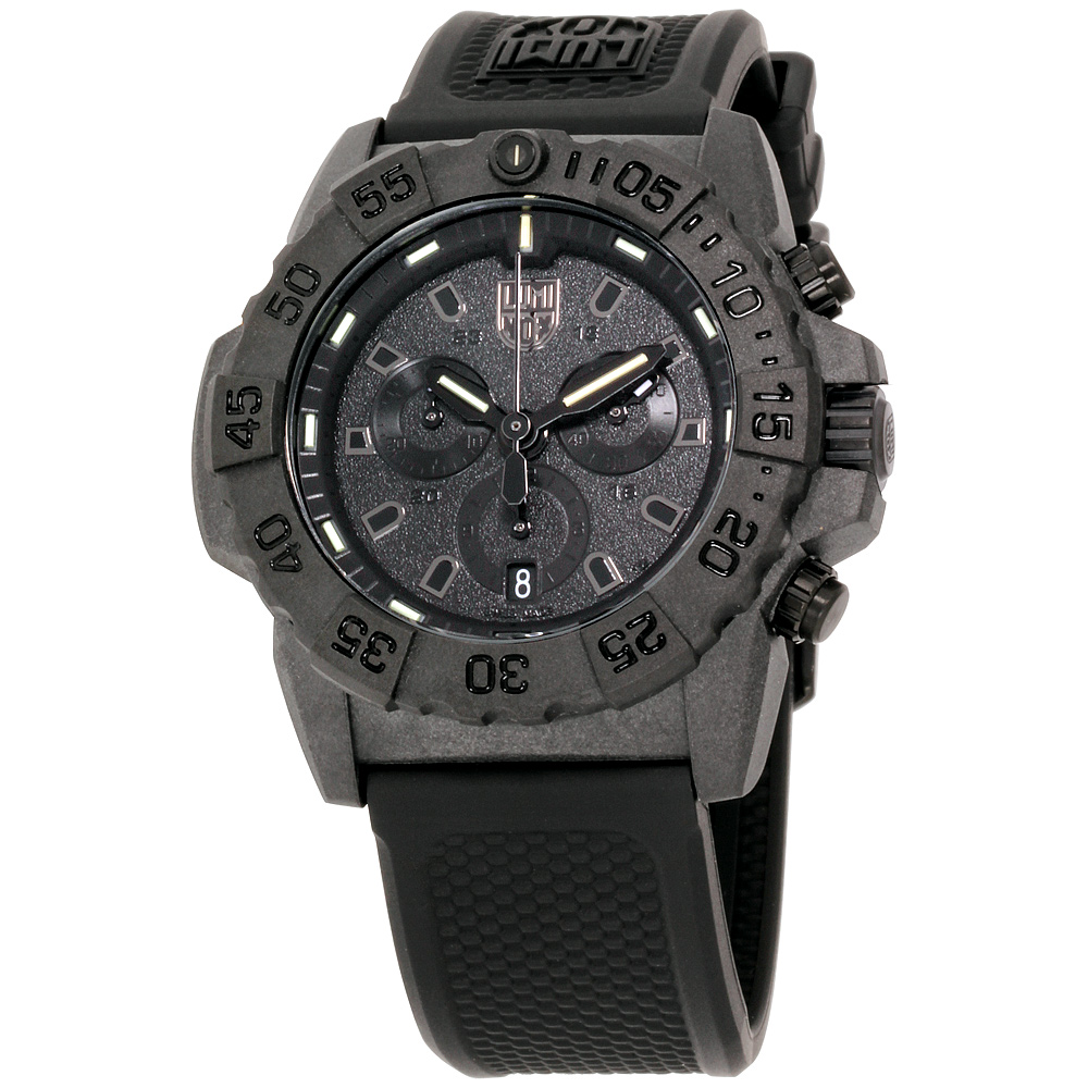 Luminox Navy Seal Series Black Dial Silicone Strap Men S Watch