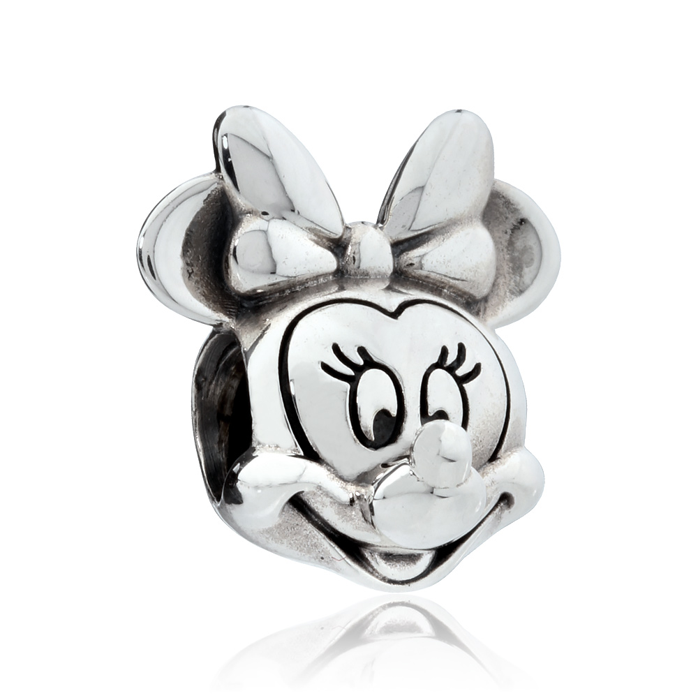 Pandora Disney Minnie Portrait Silver Charm 791587 | eBay