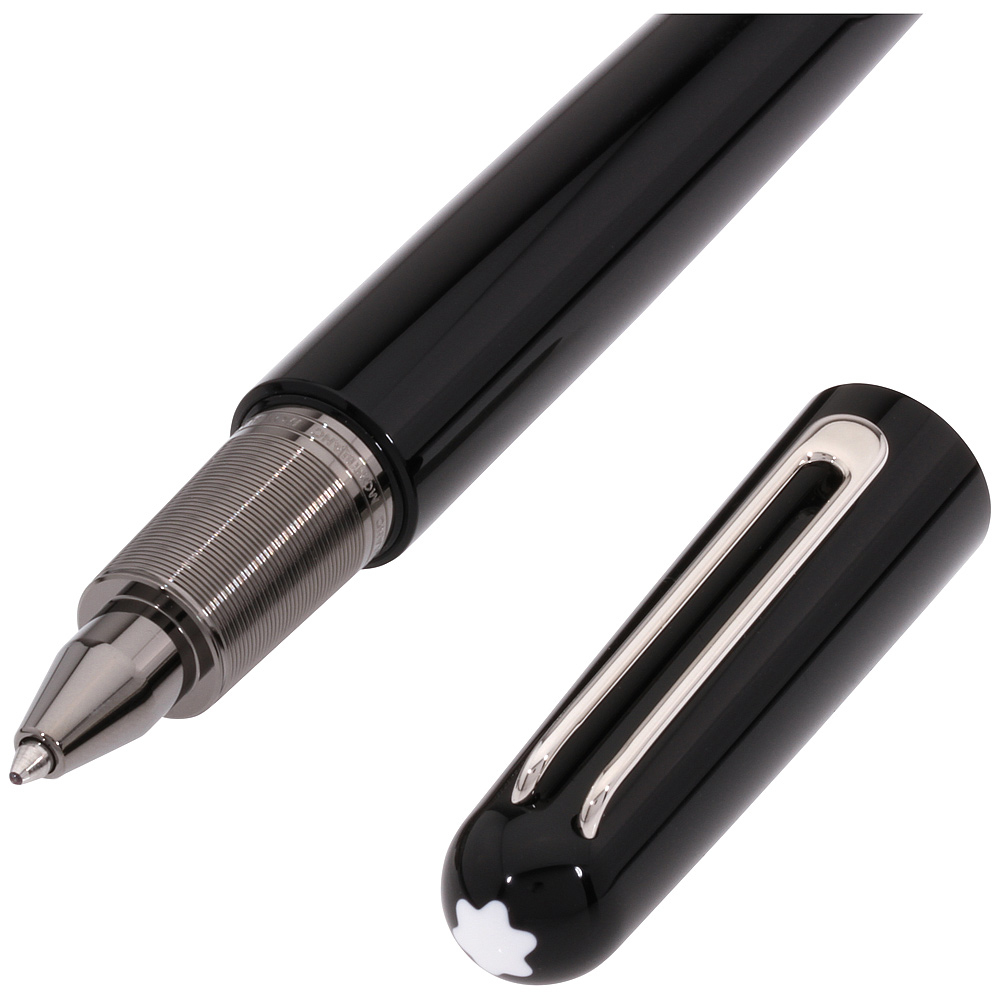 montblanc pix black ballpoint