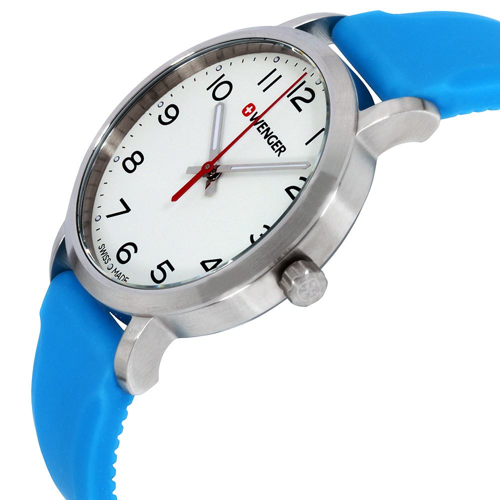white dial watch strap
