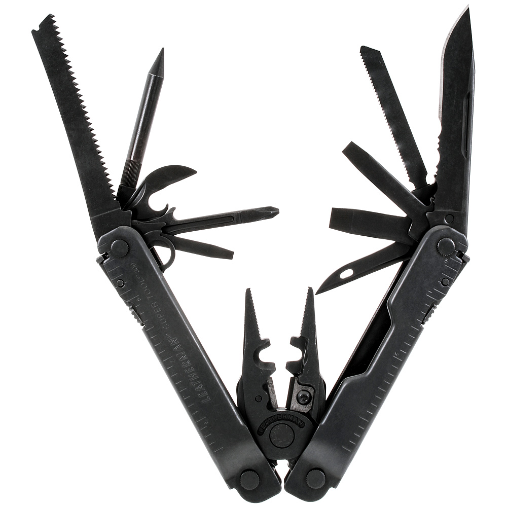 Leatherman Super Tool 300 EOD MultiTool Black With MOLLE Brown Sheath