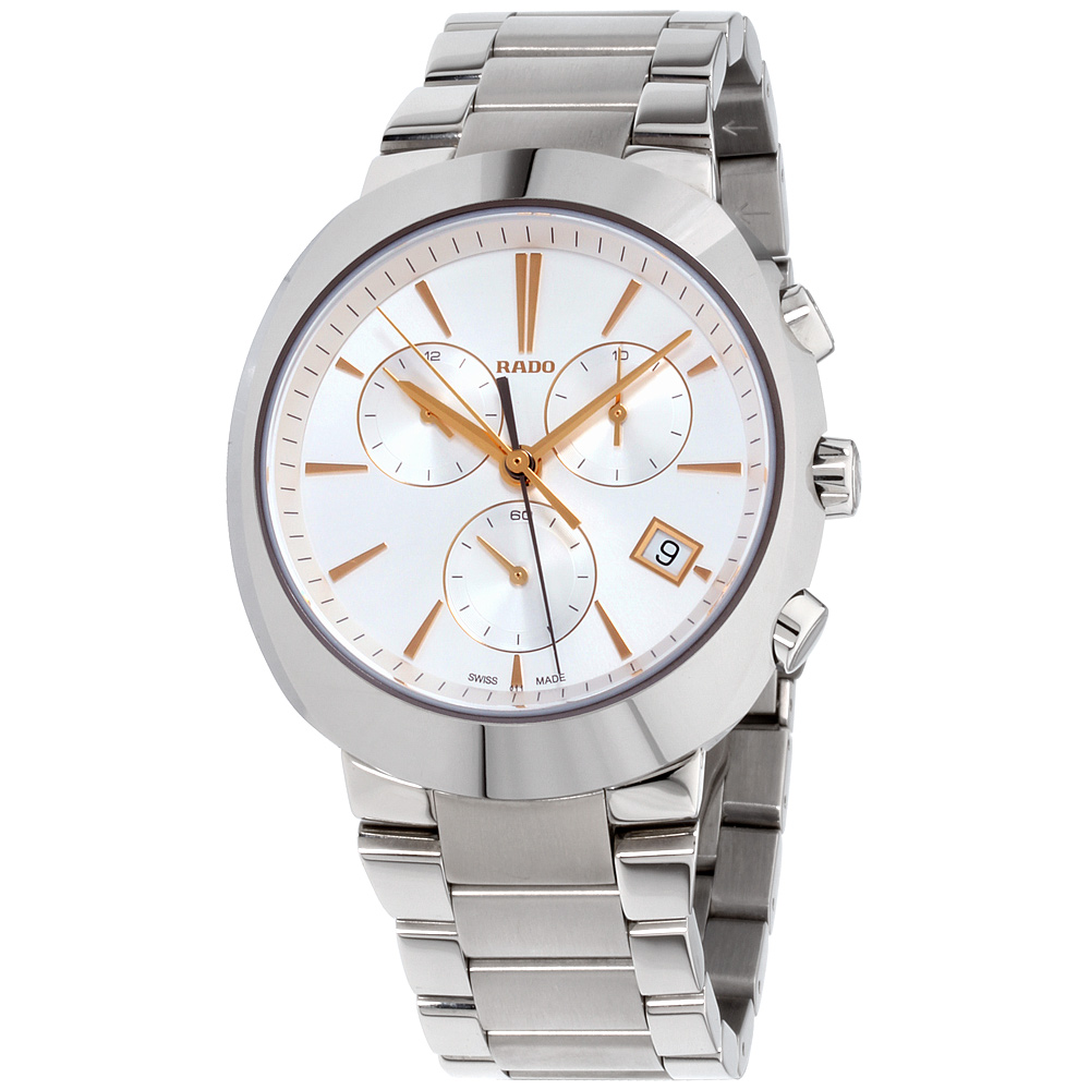 rado silver watch