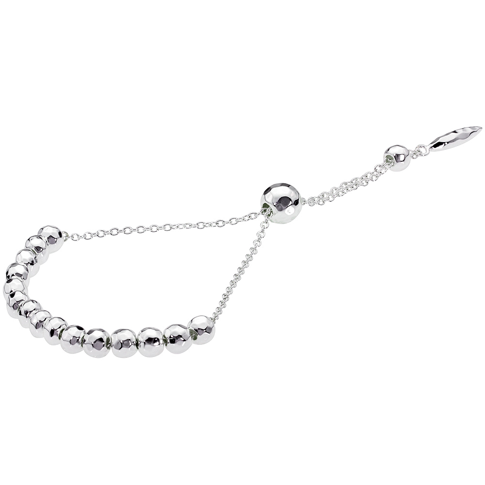 Gorjana Laguna Large Adjustable Silver Bracelet 178201S