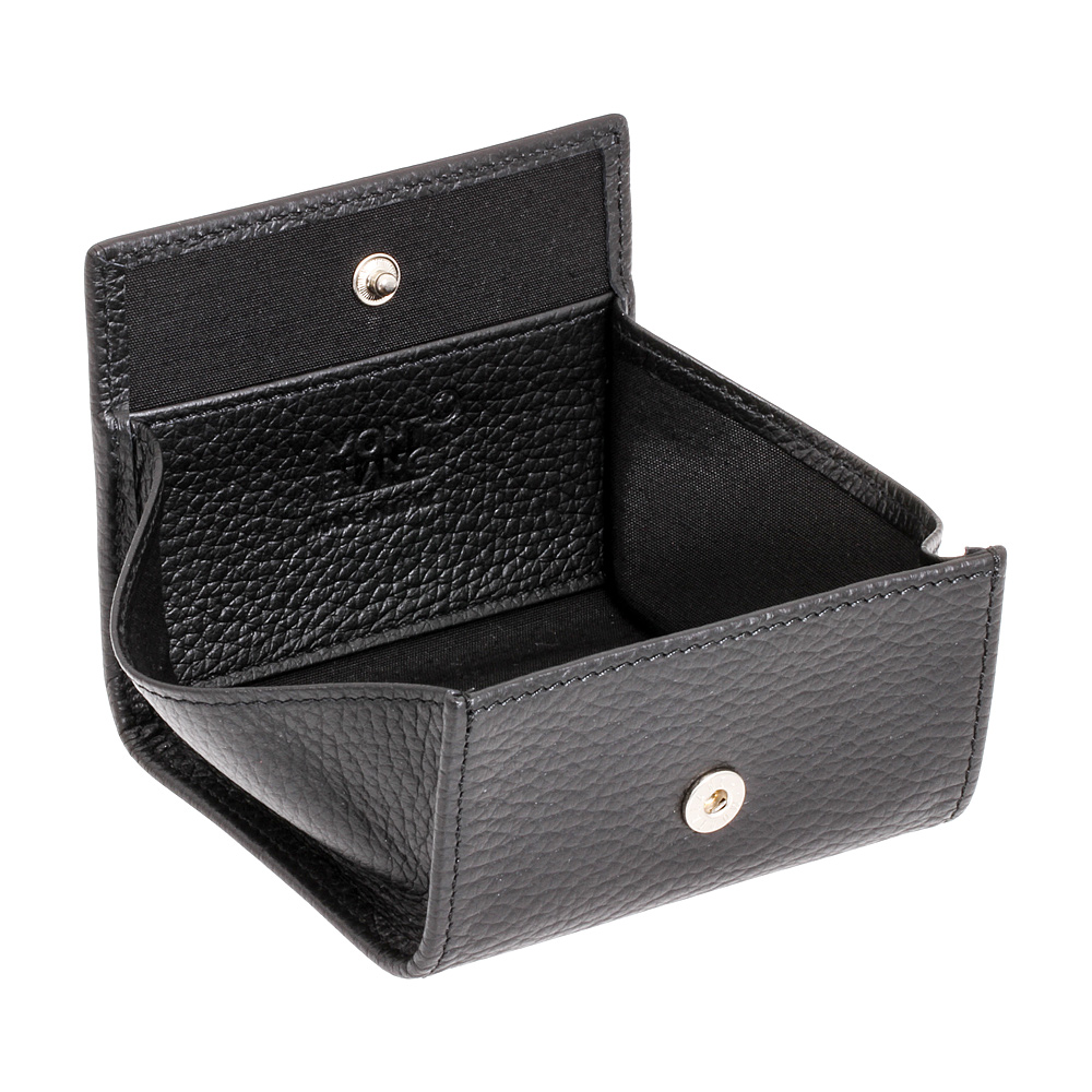mens leather coin case