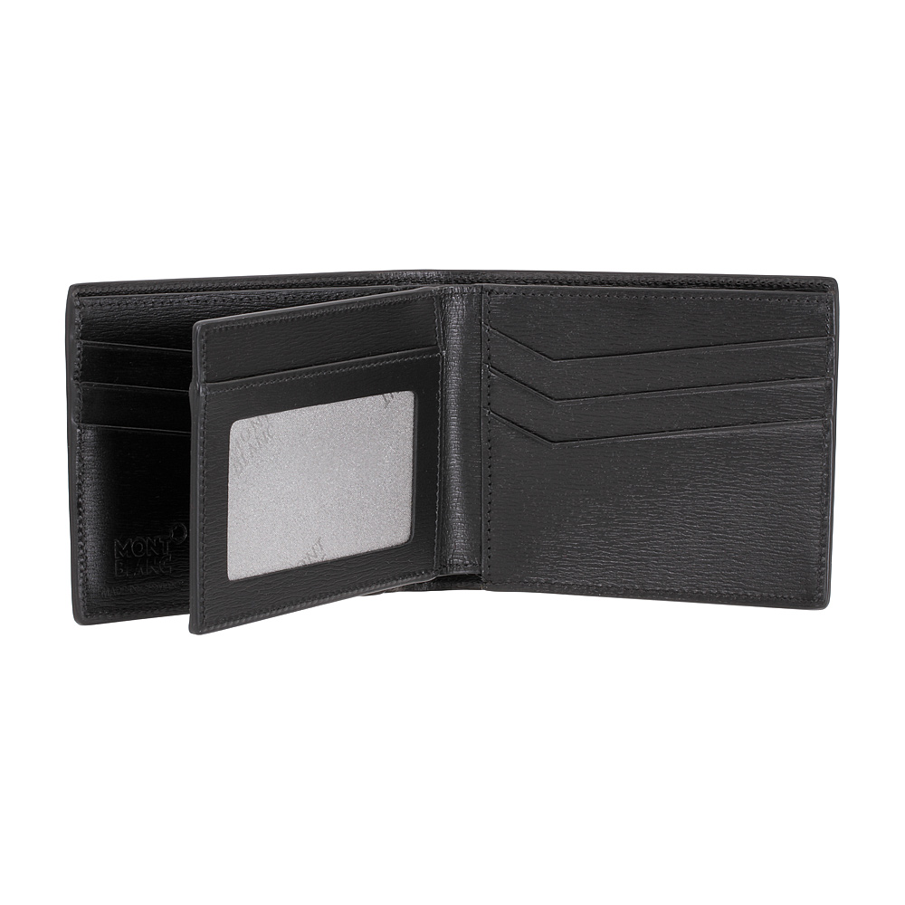 Montblanc 4810 Westside Men's Small Leather Wallet 6CC With View ...