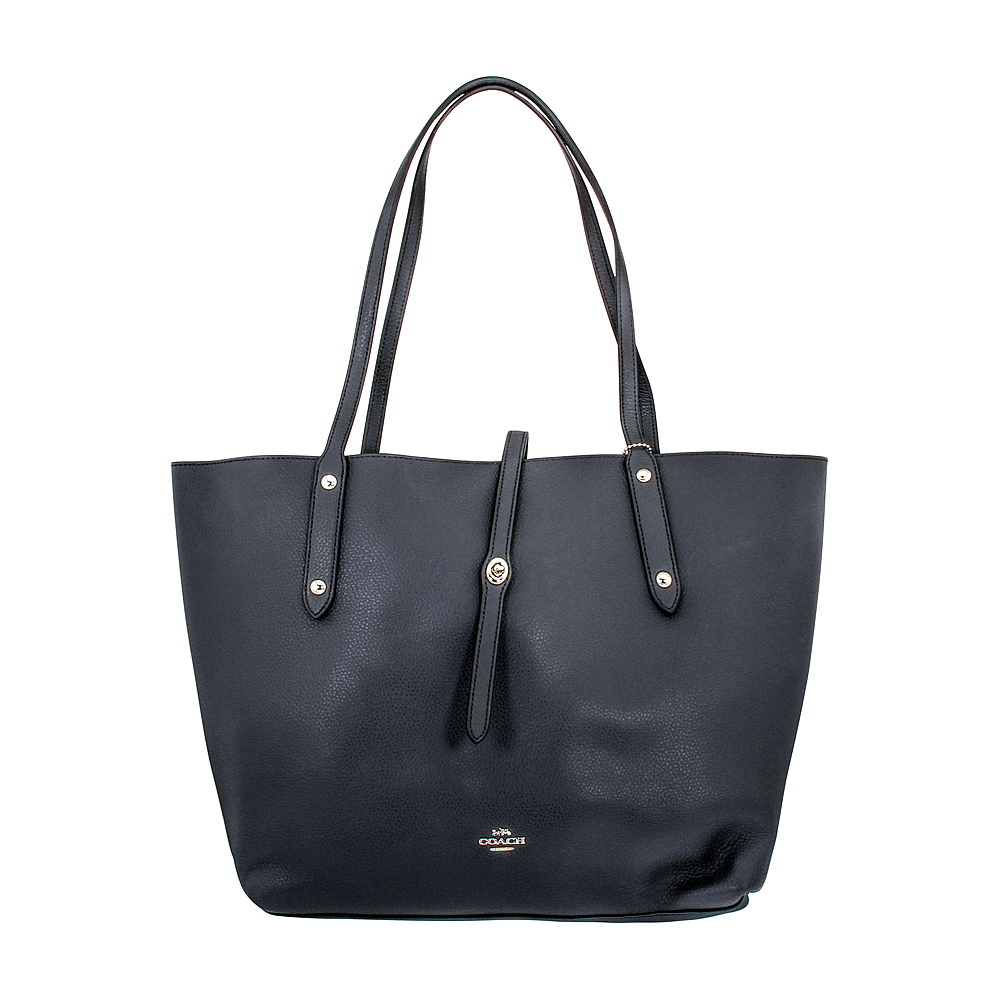 Coach Ladies Large Leather Market Tote Handbag 58849SVBHP eBay