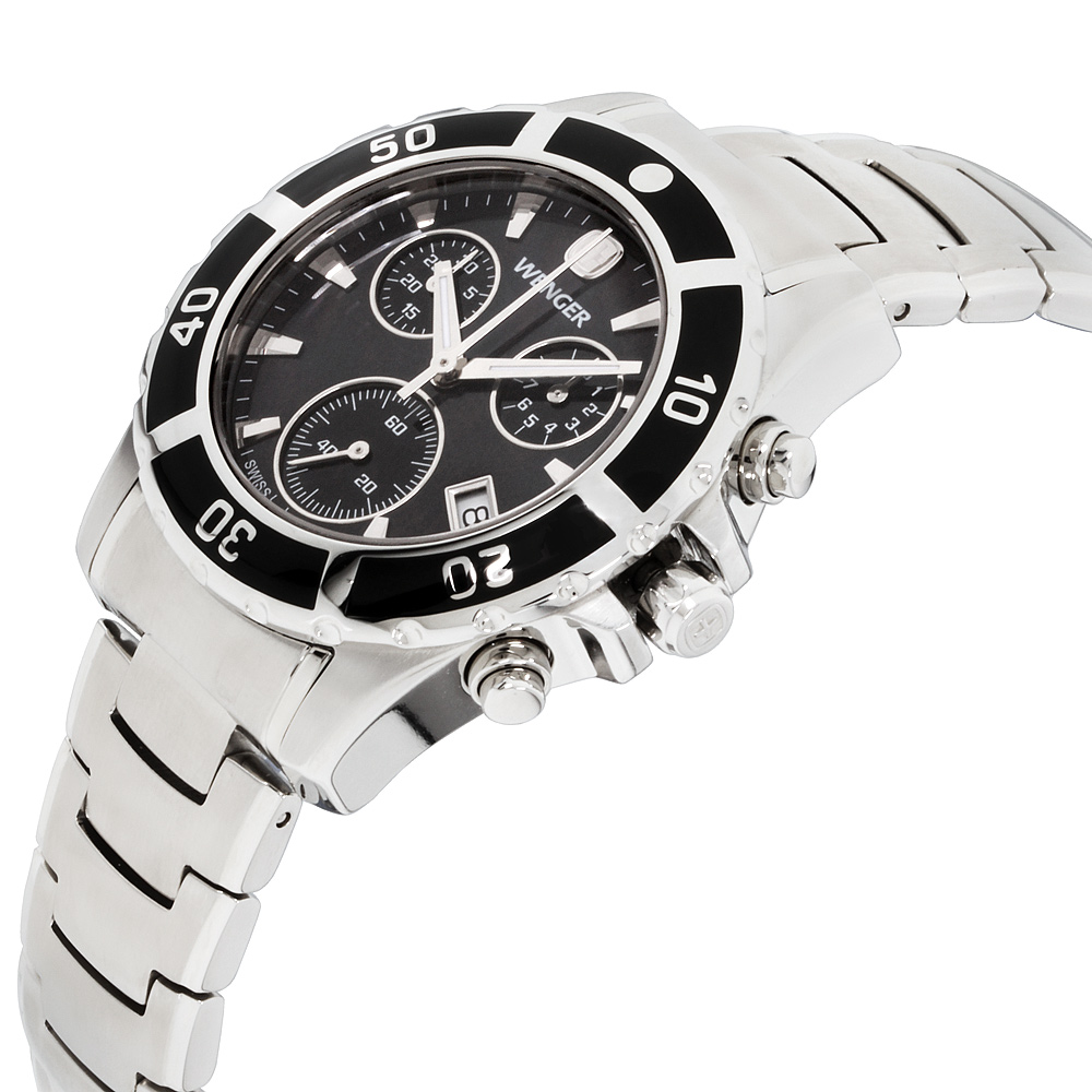 Wenger Sport Elegance Quartz Movement Black Dial Ladies  