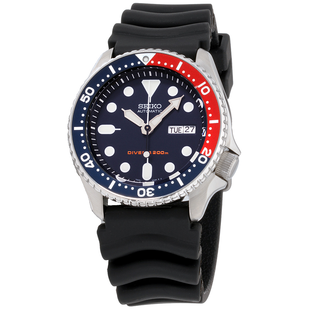 Seiko Divers Navy Dial Rubber Strap Men's Watch SKX009P9 29665195517 | eBay