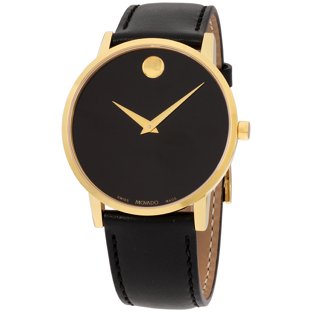 Movado Museum Classic Quartz Movement Black Dial Men's Watch 0607271 | eBay