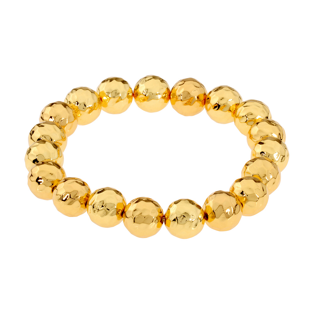 Gorjana Taner Gold Beaded Stretch Bracelet 183204G | eBay