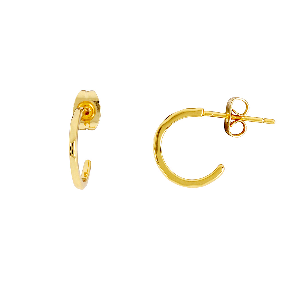 Gorjana Taner Mini Gold Hoop Earrings 143019G 847267024376 | eBay