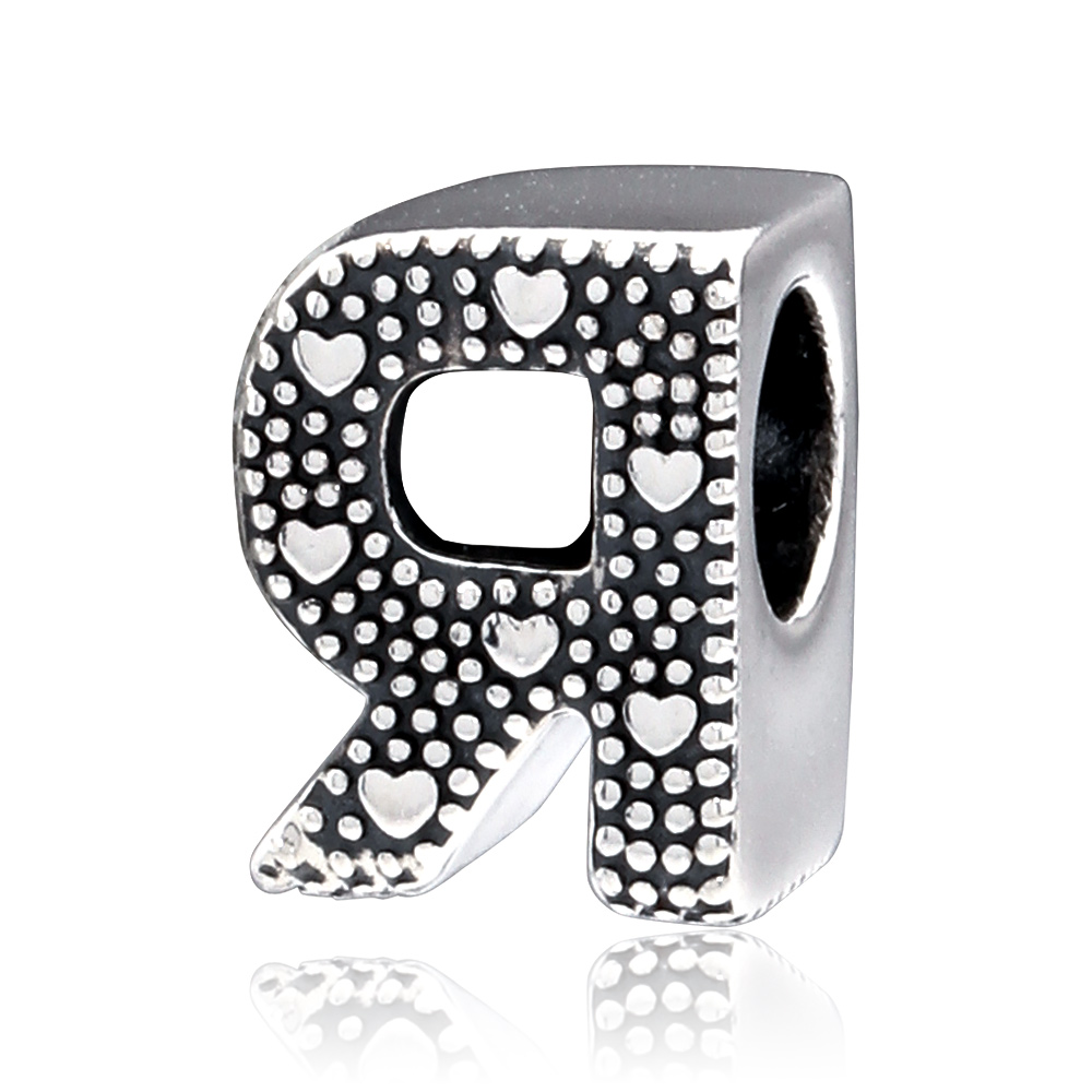 Pandora Letter R Charm In Sterling Silver 797472 eBay