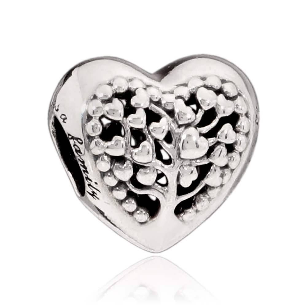 Pandora Flourishing Hearts Sterling Silver Charm 797058 5700302652284 ...