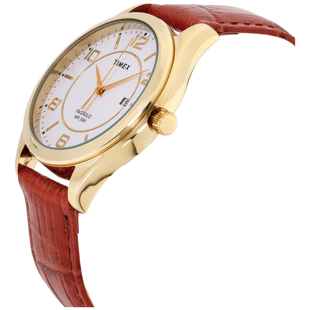 Timex Main Street Quartz Movement White Dial Men's Watch T2P449 eBay