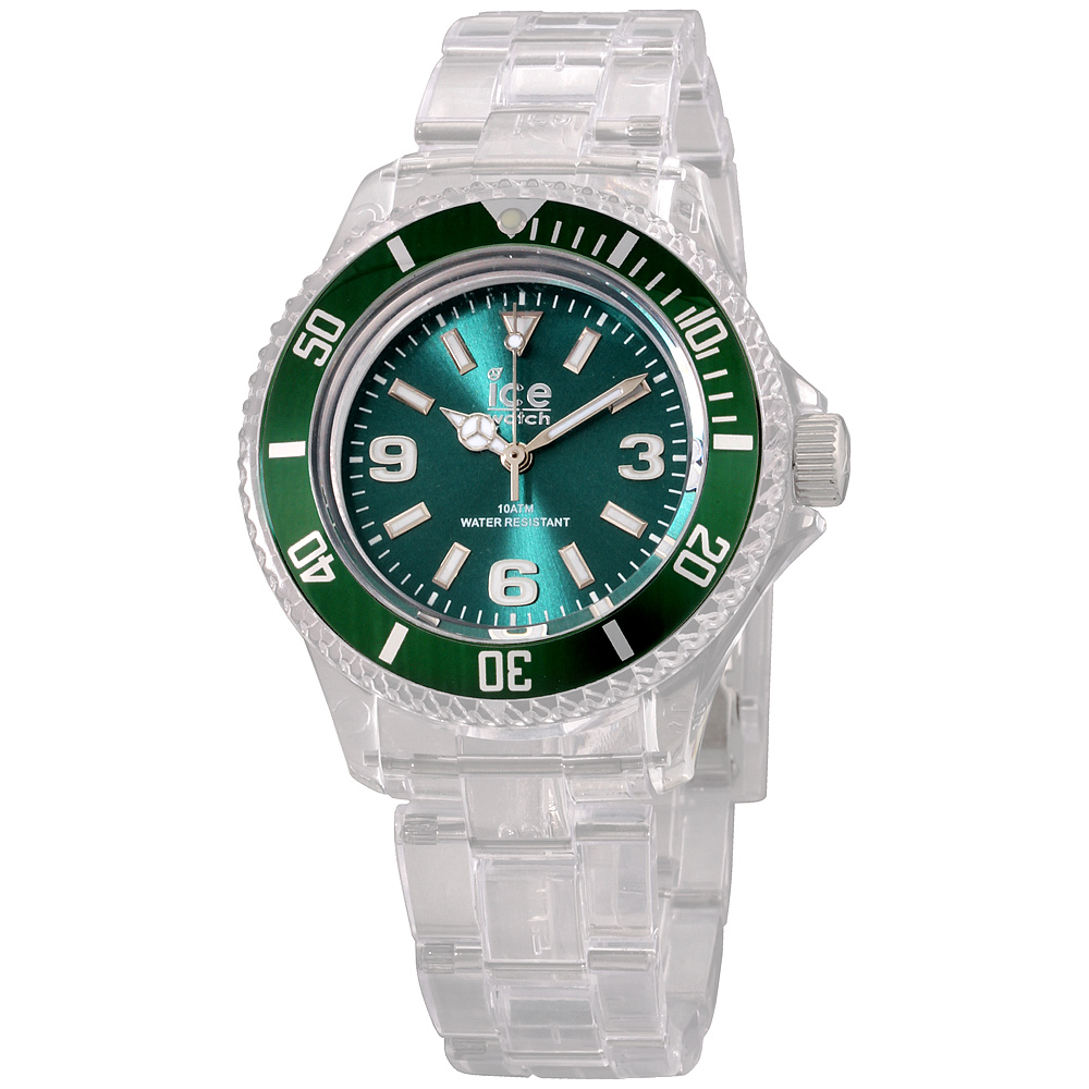 Ice Pure Green Dial Plastic Strap Unisex Watch Pu Ft S P 12 4895164002818 Ebay