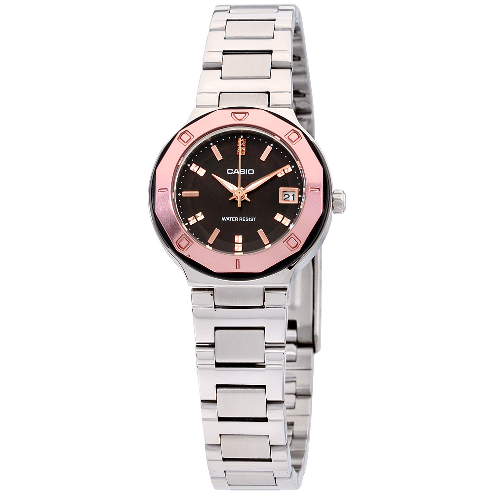 casio mother of pearl watch