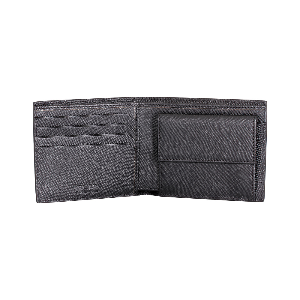 Montblanc Sartorial Men's Medium Leather Wallet 4CC With Coin Case ...