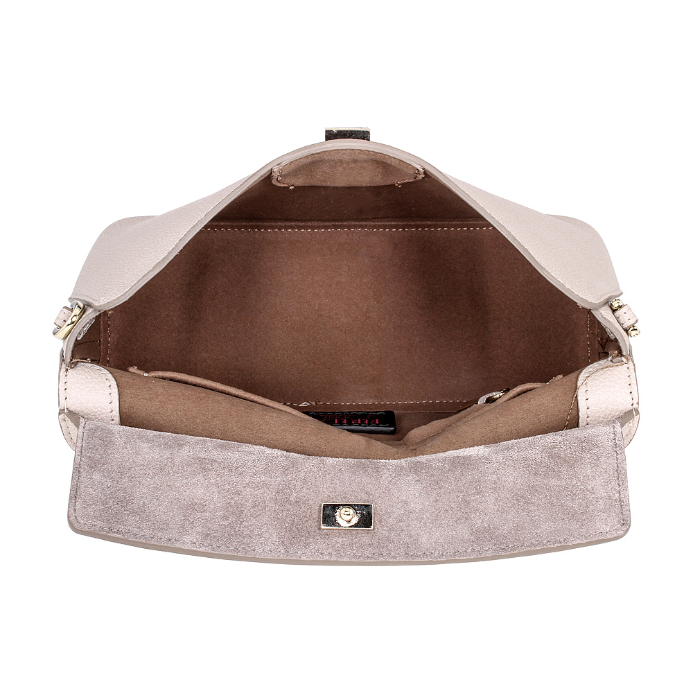 small beige shoulder bag