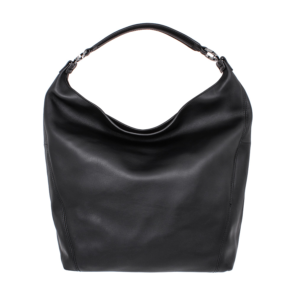 Furla Lady Medium Black Onyx Leather Hobo Bag 994628 8050560177782 | eBay