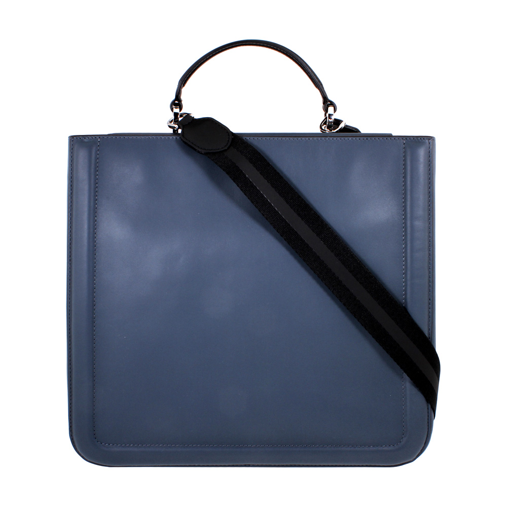 Furla Reale Ladies Large Navy Blue Leather Shoulder Bag 985430 | eBay