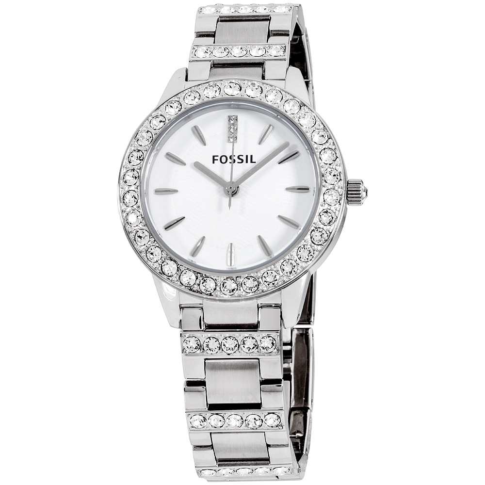 Fossil Jesse Quartz Movement Silver Dial Ladies Watch ES2362 | eBay