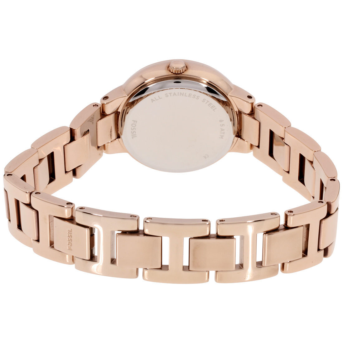 fossil q virginia rose gold