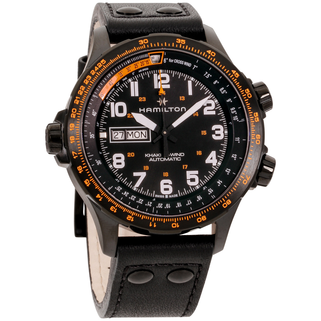 Hamilton Khaki XWind Automatic Movement Black Dial Men's Watch