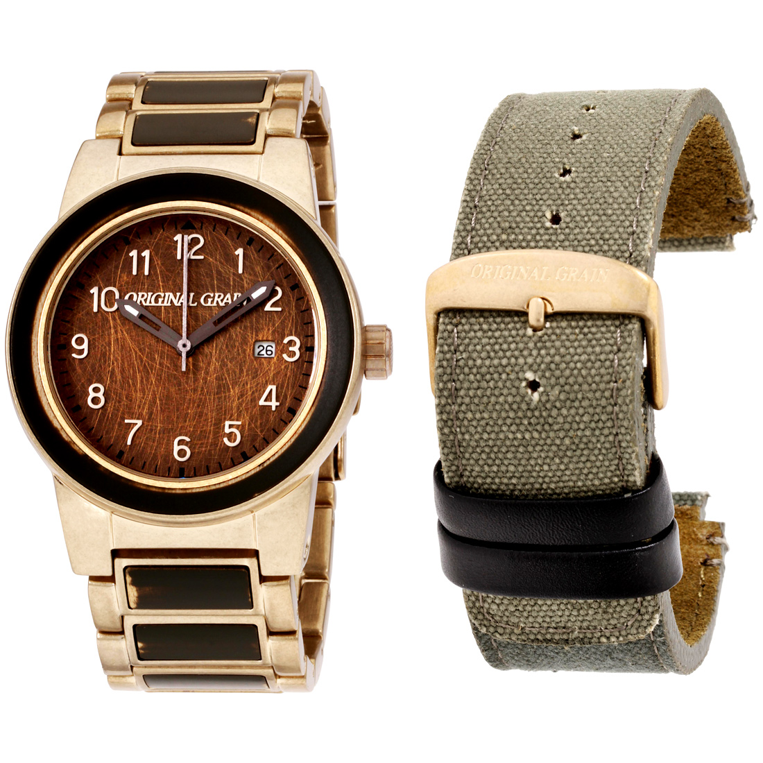 Original Grain Military Barrel Brigade Quartz  leisure interest Men  