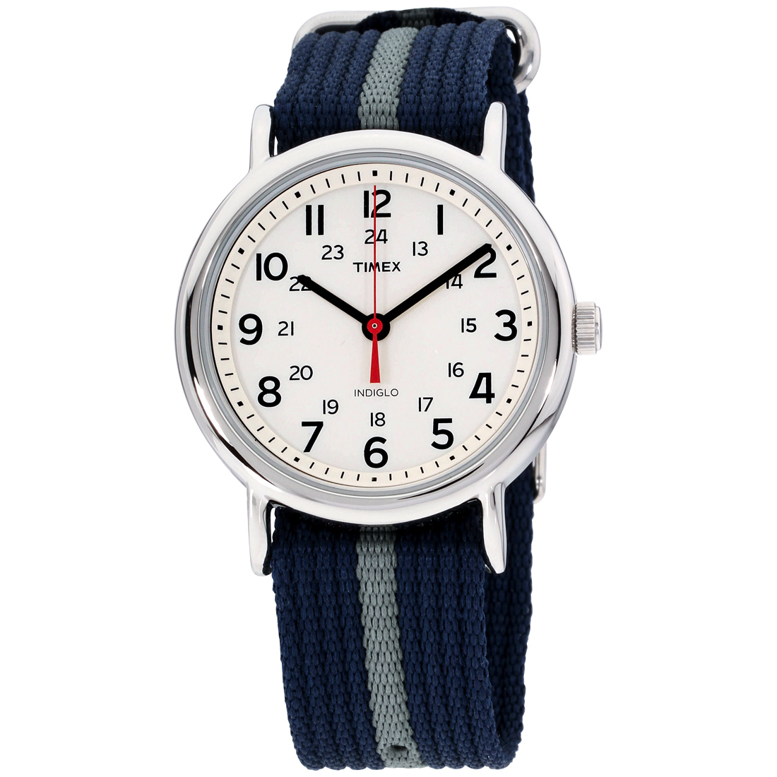 Timex Weekender Quartz Movement White Dial Unisex Watch T2N654 | eBay