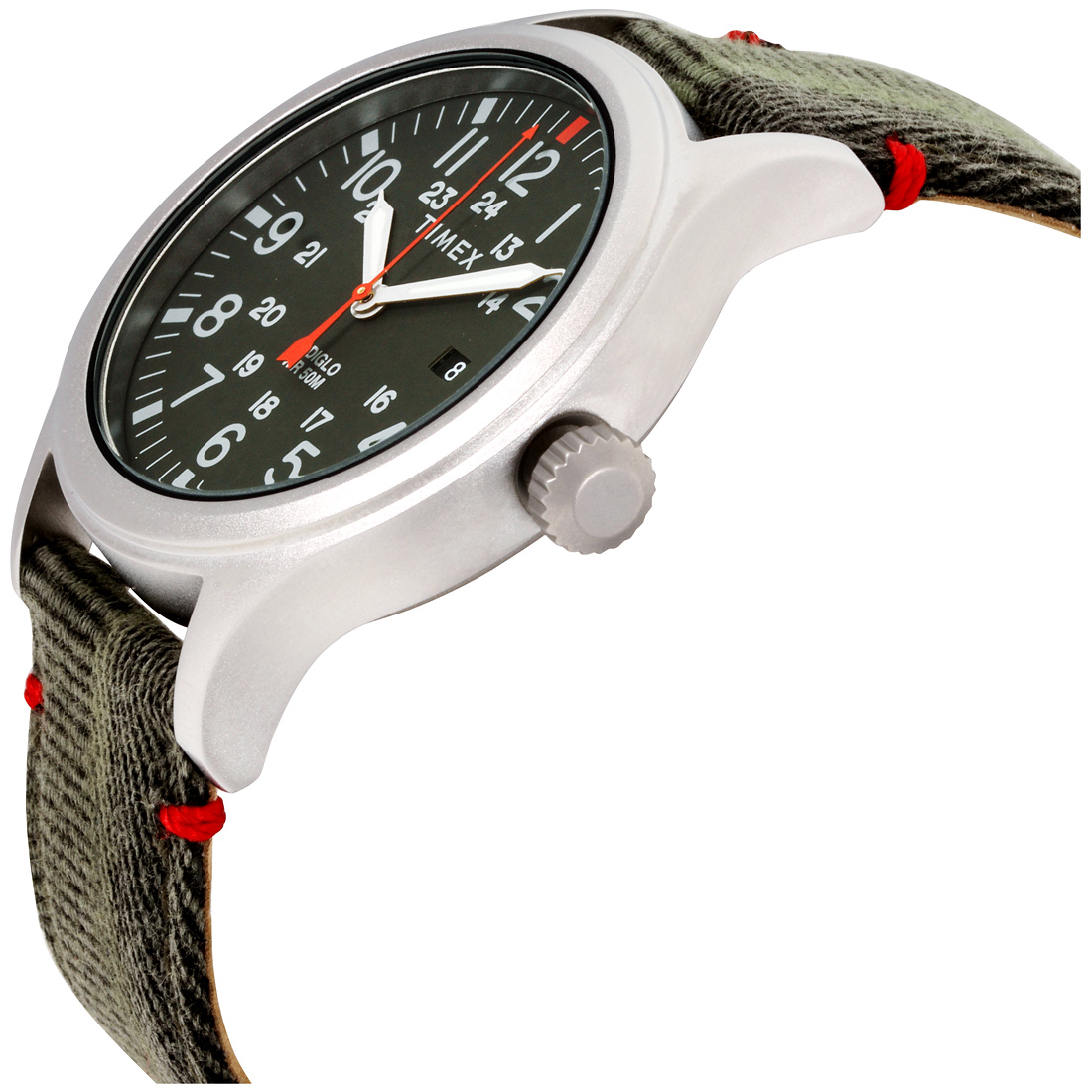 timex green dial watch