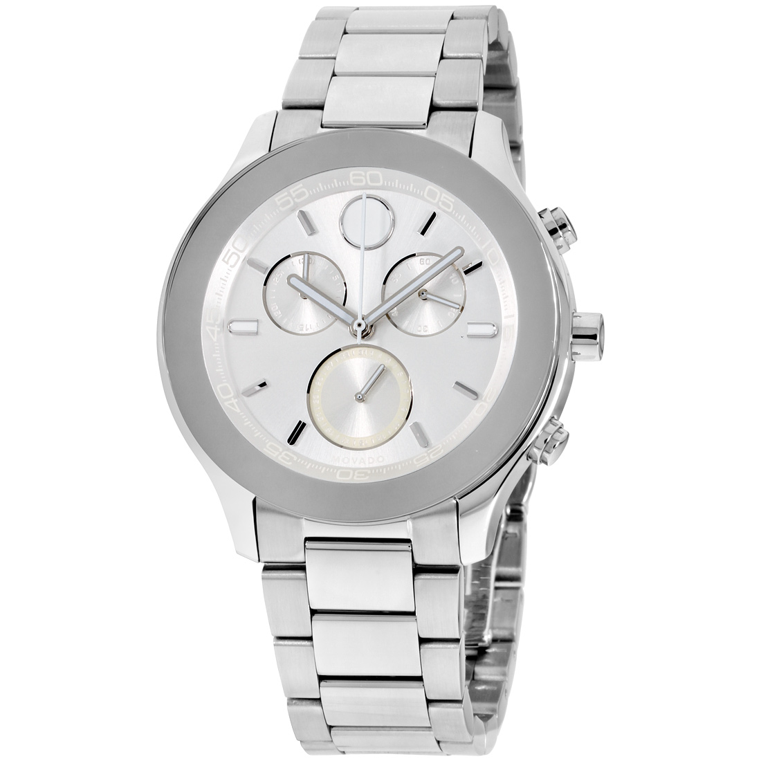 silver movado watch