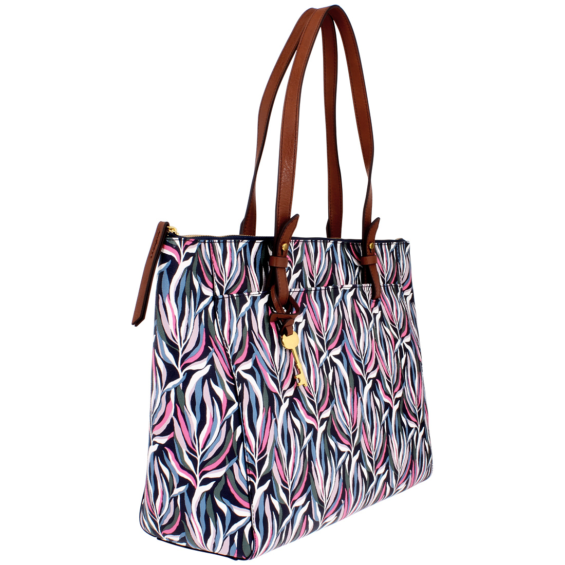 fossil rachel striped tote