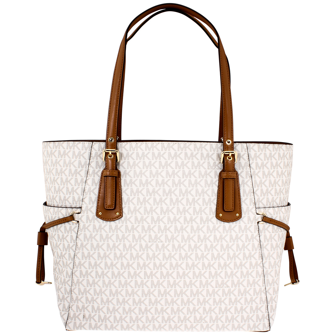 michael michael kors voyager small logo tote bag