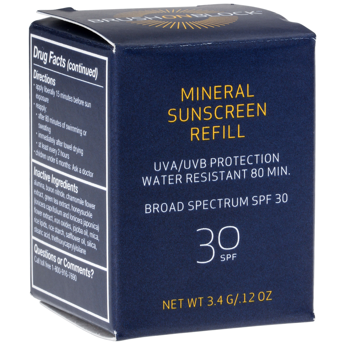 Brush on Block SPF 30 Mineral Sunscreen Powder Refill BOB201