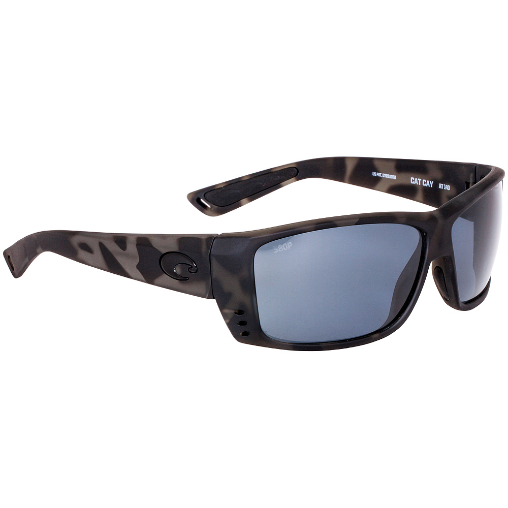 Costa Cat Cay Plastic Frame Grey Lens Unisex Sunglasses AT140OCOGP