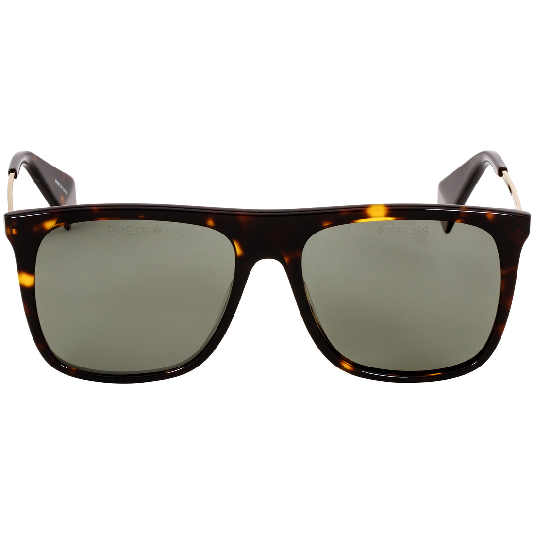 Polaroid Premium Dark Havana Frame Green Lens Sunglasses ...