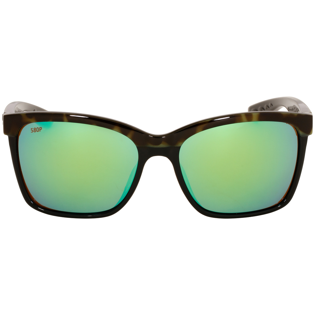 Costa Anaa Plastic Frame Green Mirror Lens Unisex Sunglasses ANA109OGMP