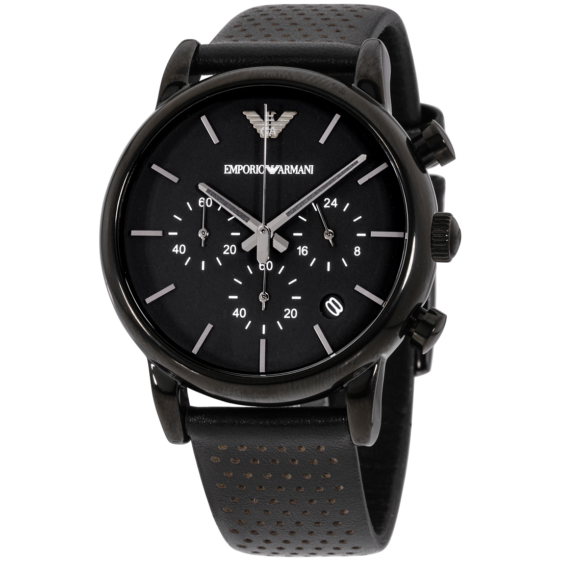 Emporio armani ar1737 watch in black Clearance