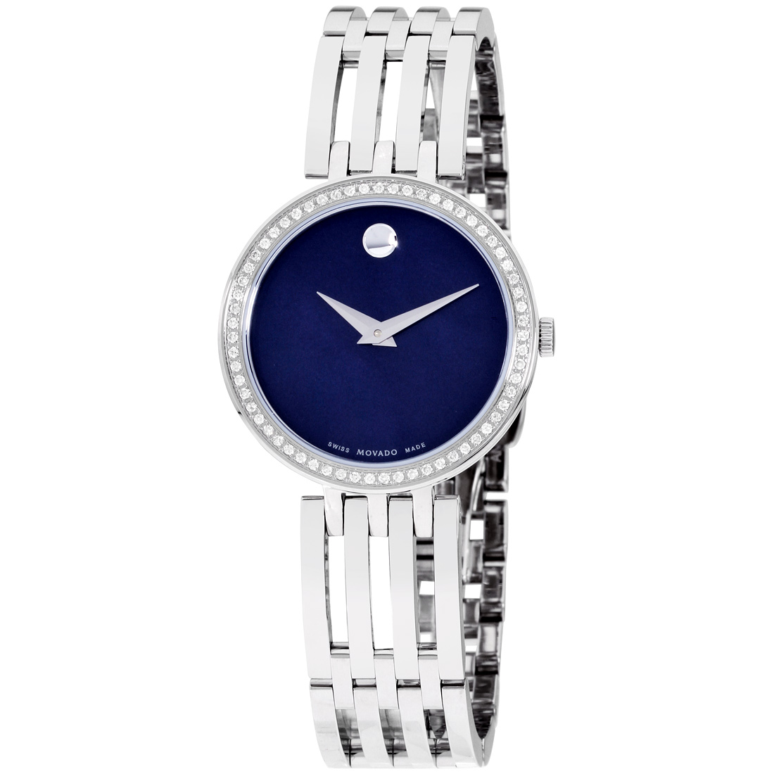 Movado Esperanza Quartz Movement Blue Mother Of Pearl Dial Ladies Watch ...