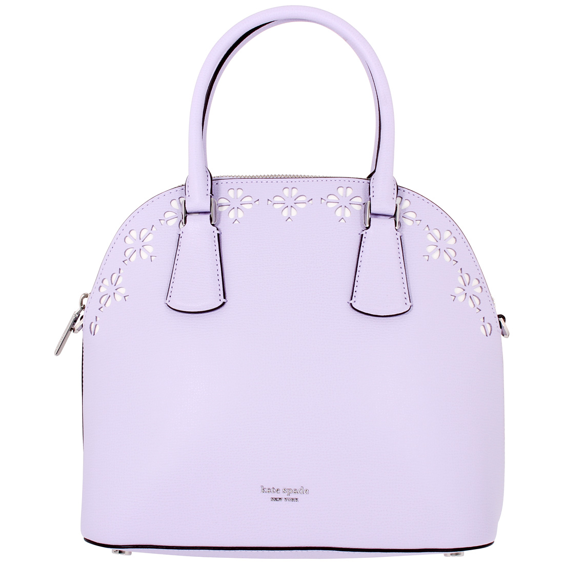 sylvia perforated large satchel