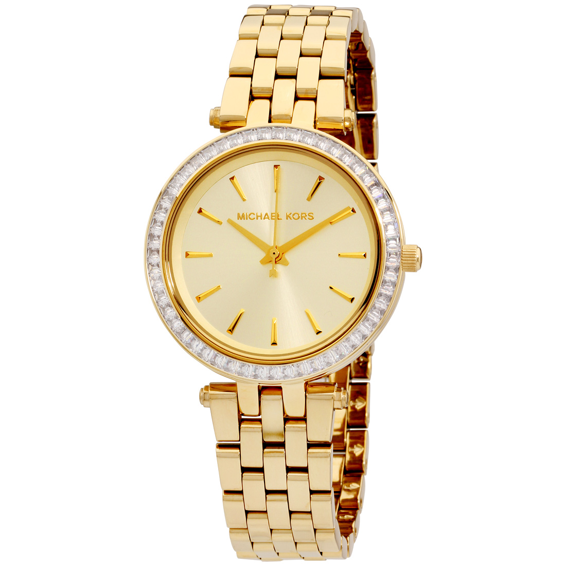 Michael Kors Darci Quartz Movement Gold Dial Ladies Watch MK3365 ...