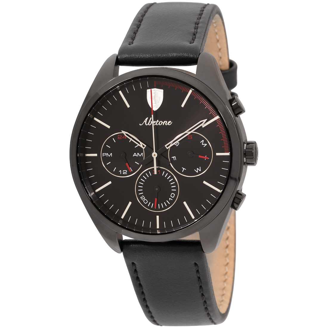 Ferrari Abetone Quartz Movement Black Dial Men's Watch 830503 | eBay