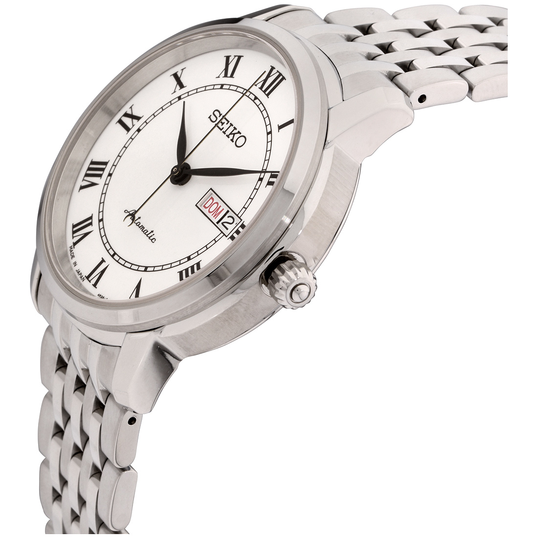 seiko presage white enamel dial