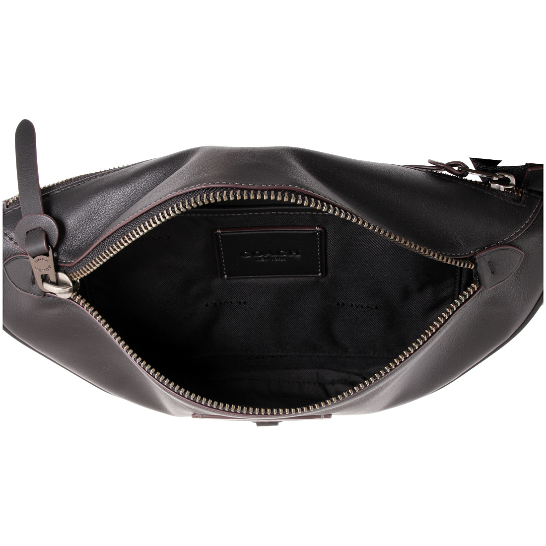 Coach Rivington Ladies Medium Black Leather Belt Bag 37951JIBLK 192643323063 | eBay