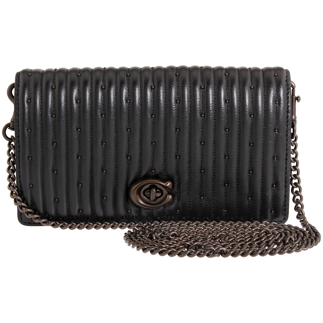 Coach Qlting Convertible Ladies Small Black Leather Belt Bag 76152V5BLK 193971132525 | eBay