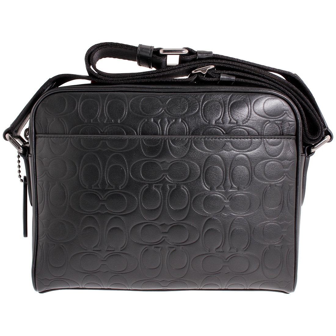 Coach Metropolitian Men&#39;s Small Black Leather Crossbody Bag 78514QBBK | eBay