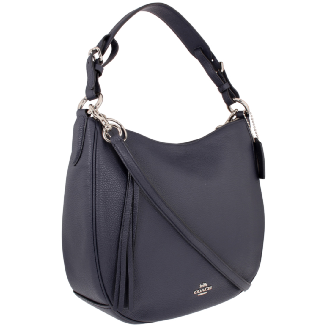 Coach Sutton Hobo Ladies Medium Blue Leather Shoulder Bag 35593SVBHP | eBay