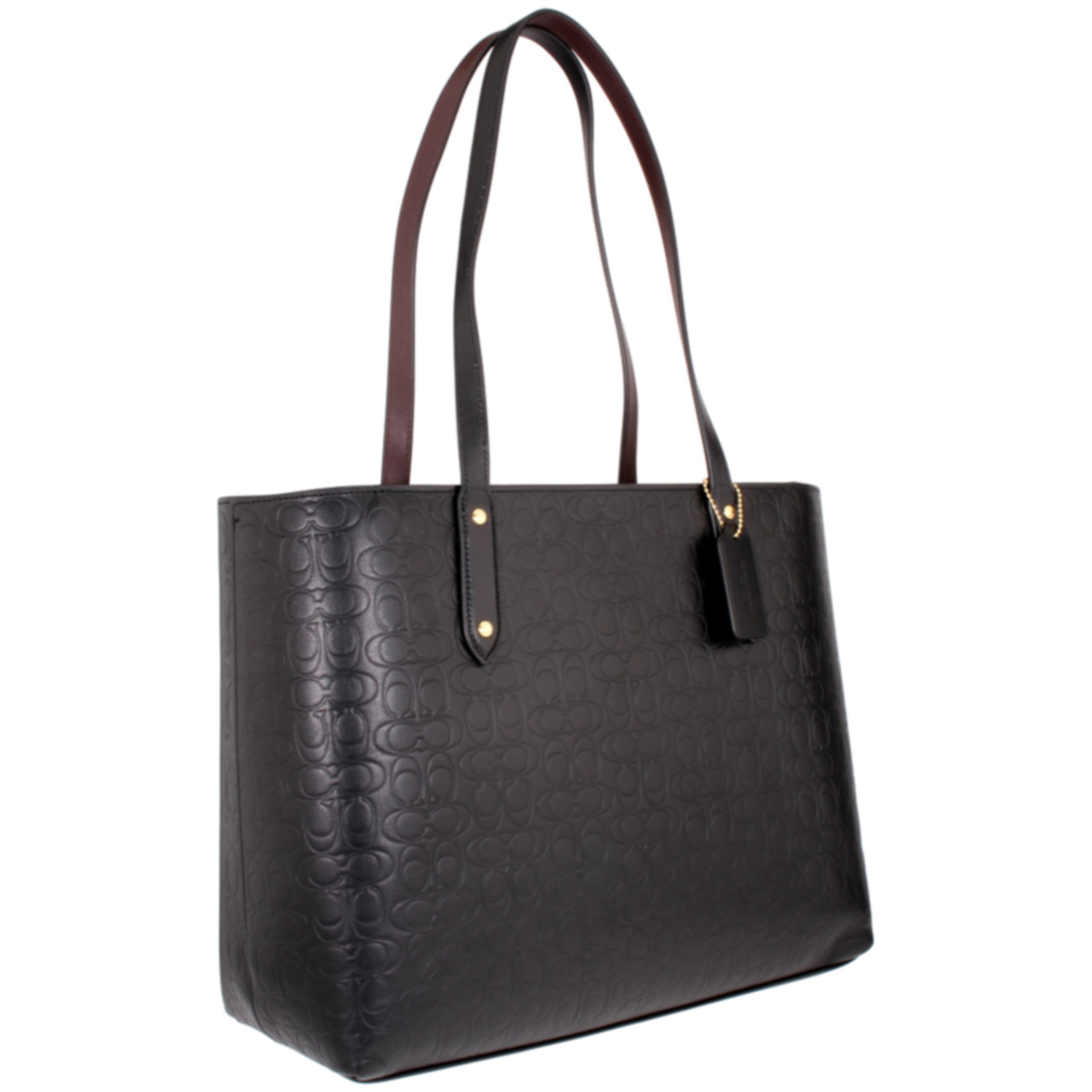 Coach Central Ladies Large Black Leather Tote Bag 69652IGDBLK | eBay