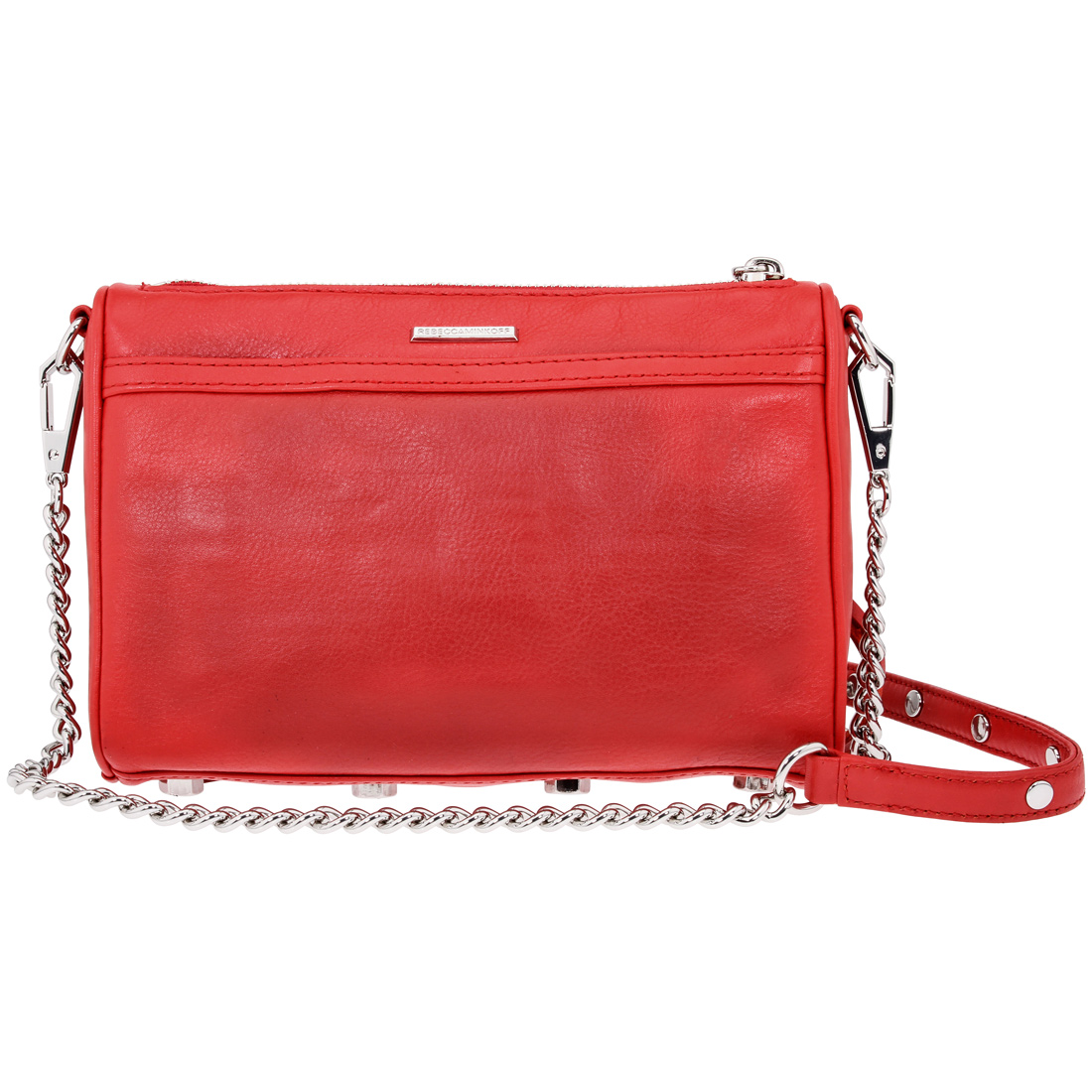 Rebecca Minkoff MAC Ladies Small Red Leather Crossbody Bag HU17EFCX01 ...