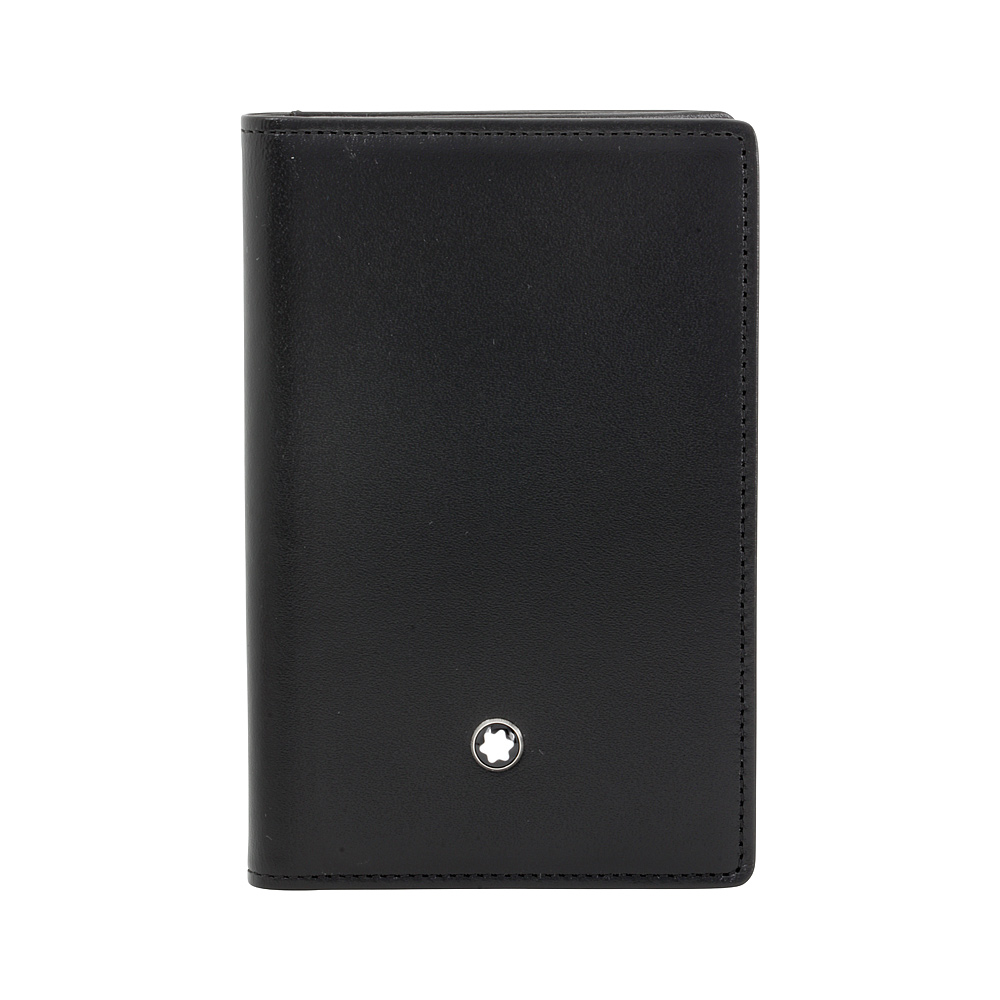 Montblanc Meisterstuck Business Card Holder Men's Small Leather Wallet